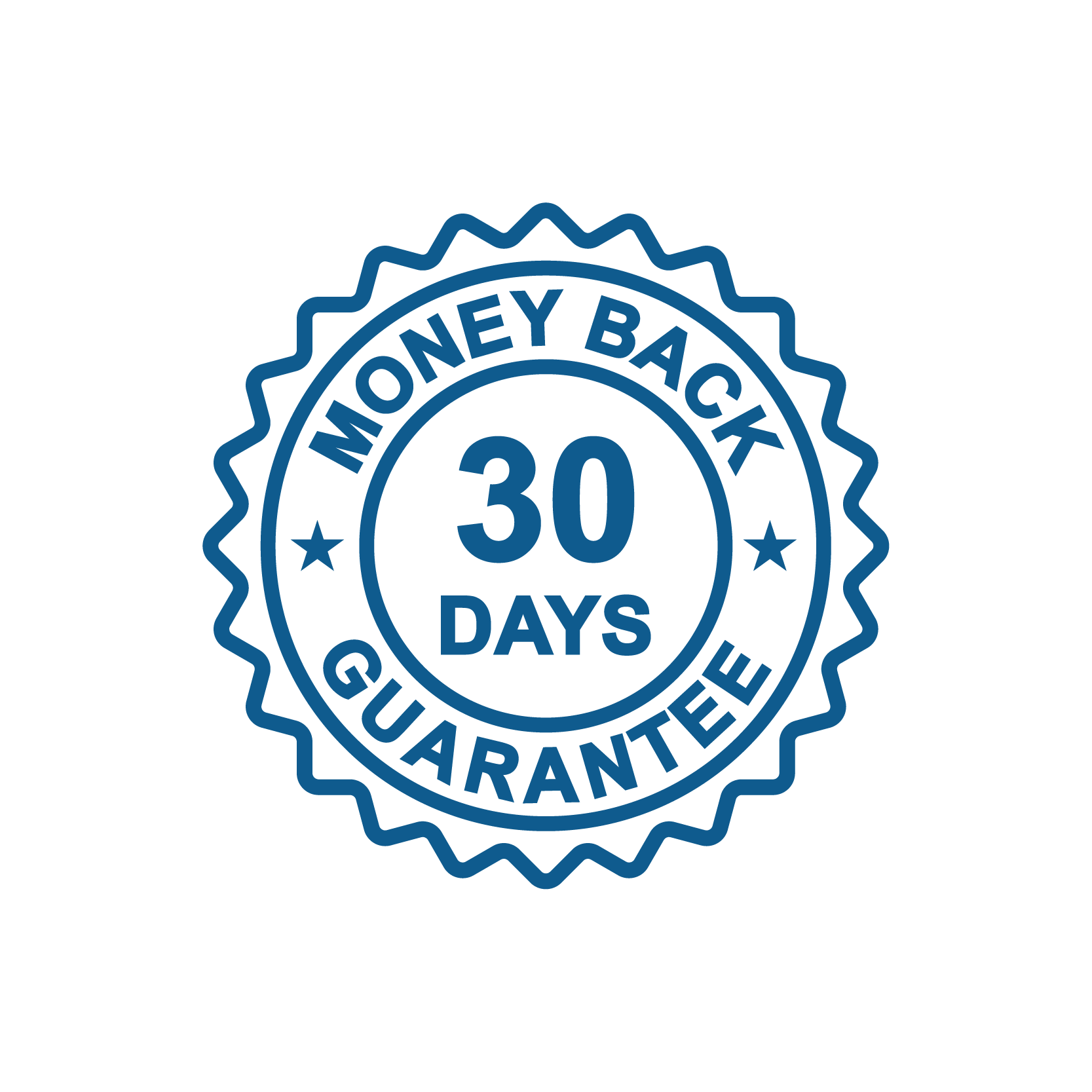 30-Day Money-Back Guarantee 30-day money-back guarantee badge icon