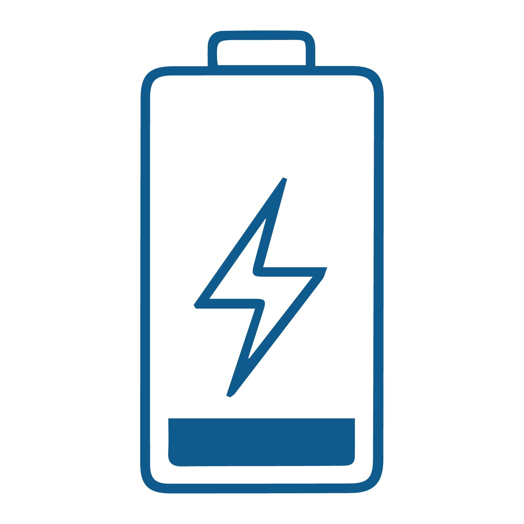 Icon of a low battery, symbolizing a lack of all-day energy and the need for sustained vitality support.