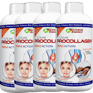 Vital Procollagen Buy 2 Get 2 FREE - Most Popular Pack (4 Bottles/$49.99 each) - 4 months supply